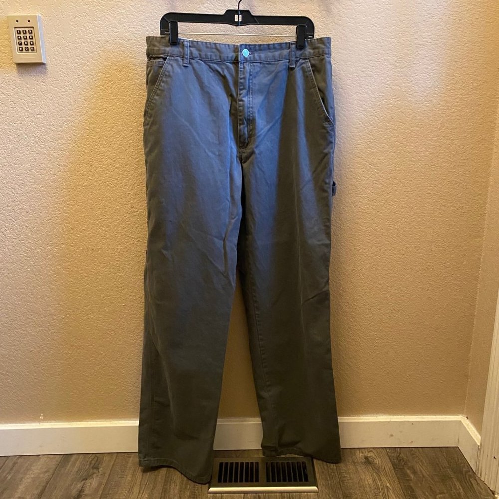 Wrangler Men's Cargo Pants - Grey - 36 Waist, 34 Length